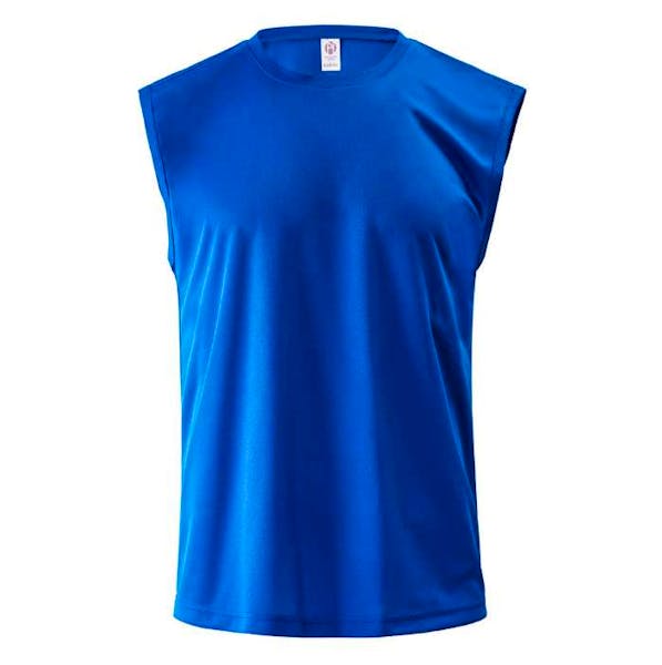 Micro Mesh Tank Shirt - Royal Blue, Medium