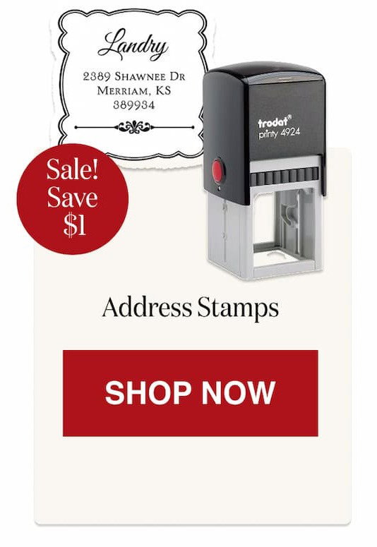 Address Stamps [Click here to Shop Now]