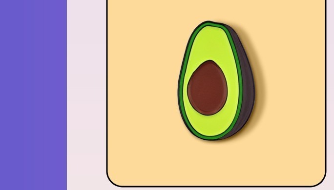 Avocado Lapel Pin