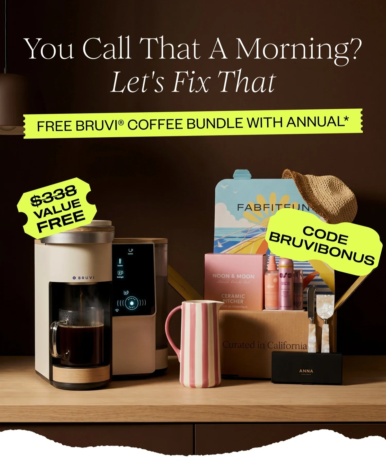 You Call That A Morning? Let's Fix That | FREE BRUVI® COFFEE BUNDLE WITH ANNUAL*