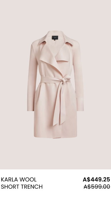 Karla Wool Short Trench