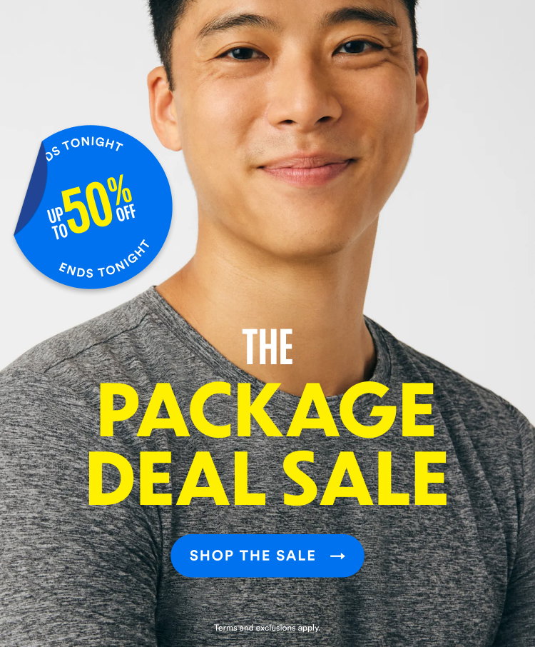 Ends Tonight | The Package Deal Sale | Up To 50% Off | Shop The Sale