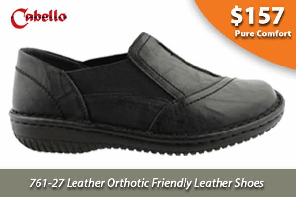 Cabello Comfort Womens 761-27 Leather Shoes Made In Turkey