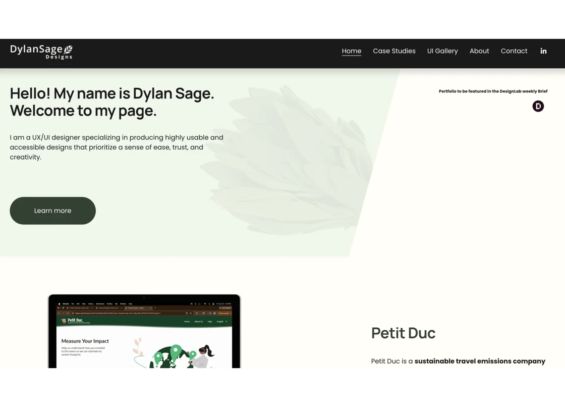Dylan Sage portfolio