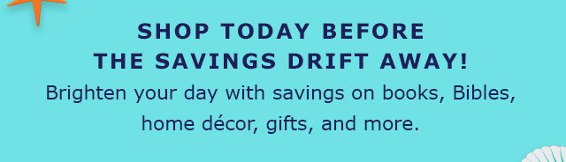 Shop Today Before The Savings Drift Away!