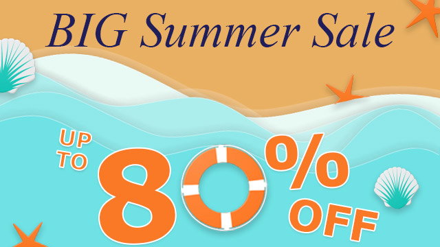 BIG Summer Sale | Up to 80% Off