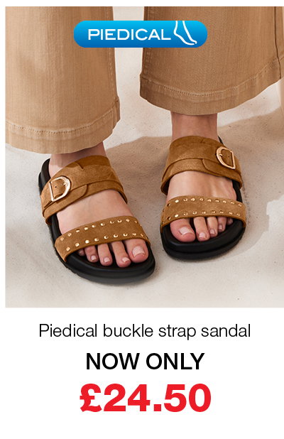 Piedical buckle strap sandal now only £24.50