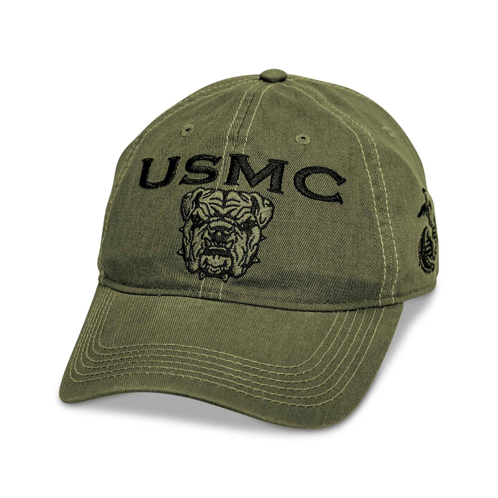 Image of USMC Bulldog Hat – OD Green