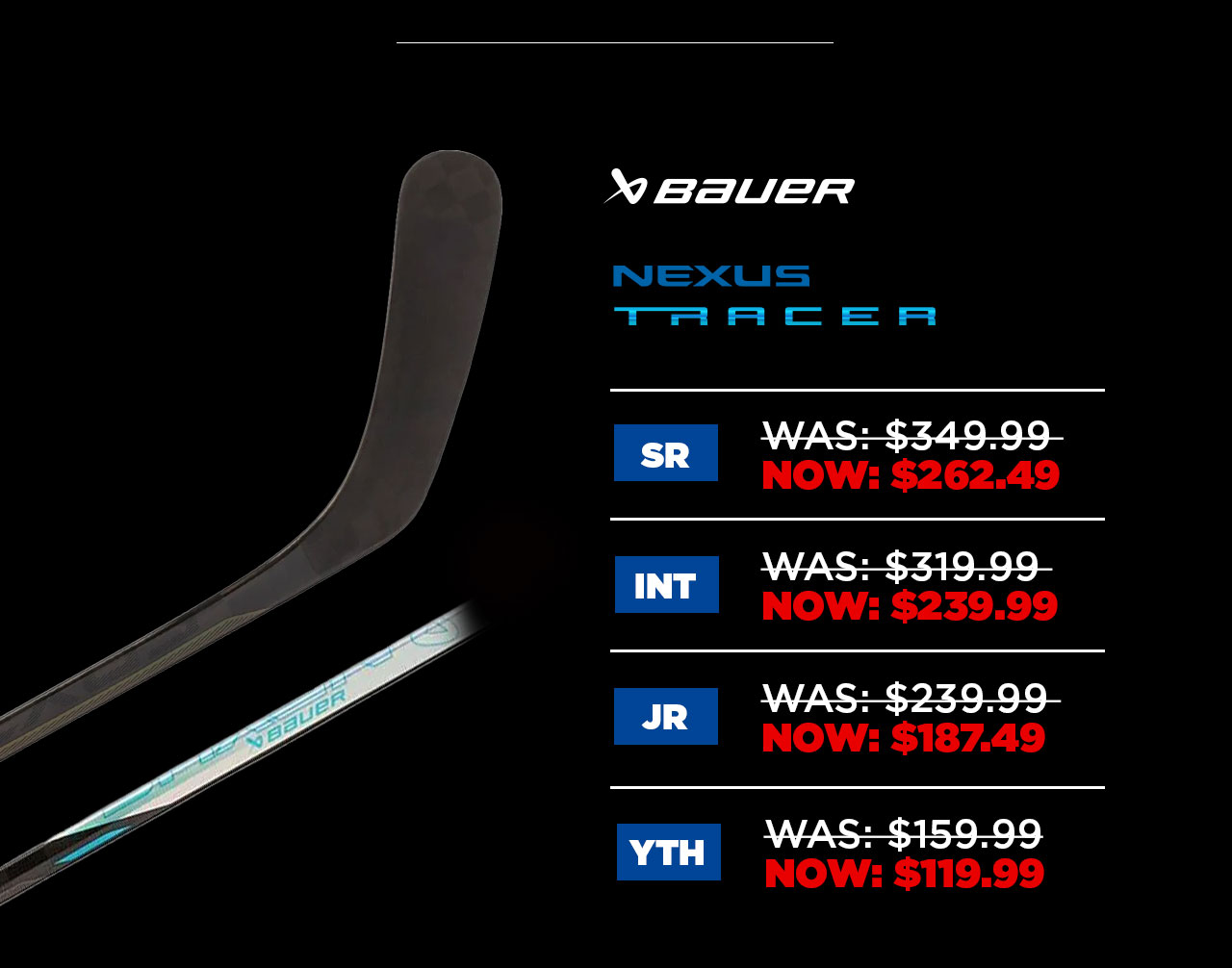 B3 - Save on Nexus Tracer Sticks