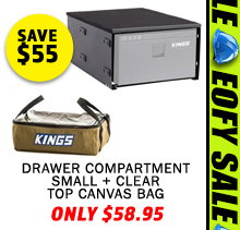 Drawer Compartment Small + Clear Top Canvas Bag