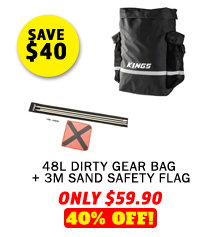 48L Dirty Gear Bag + 3m Sand Safety Flag