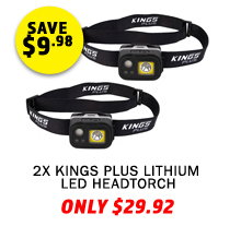 2 x Plus Lithium LED Headtorch