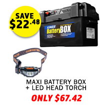 Maxi Battery Box + Illuminator LED Head Torch