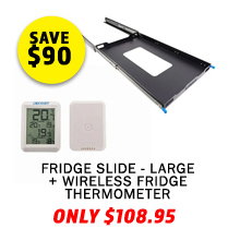 Fridge Slide - Large + Wireless Fridge Thermometer