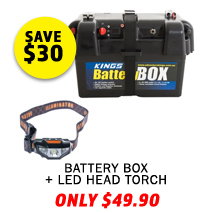 Battery Box + Illuminator LED Head Torch