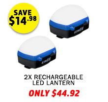2 x Rechargeable LED Lantern