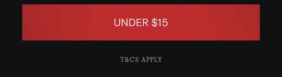 Under $15