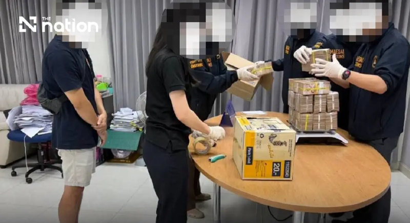 Thai customs seize B23mil cash hidden in snack boxes at Mae Sai border