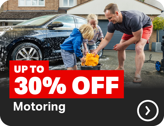UP TO 30% OFF MOTORING