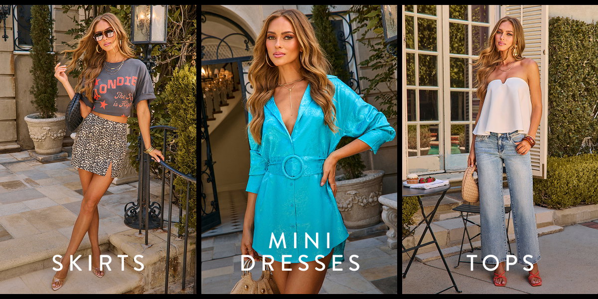 Skirts | Mini Dresses | Tops