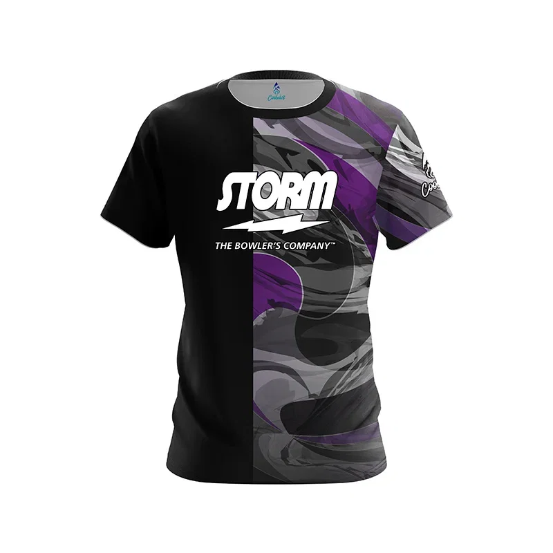 Image of Quantum Veil CoolWick Bowling Jersey - Storm Bowling