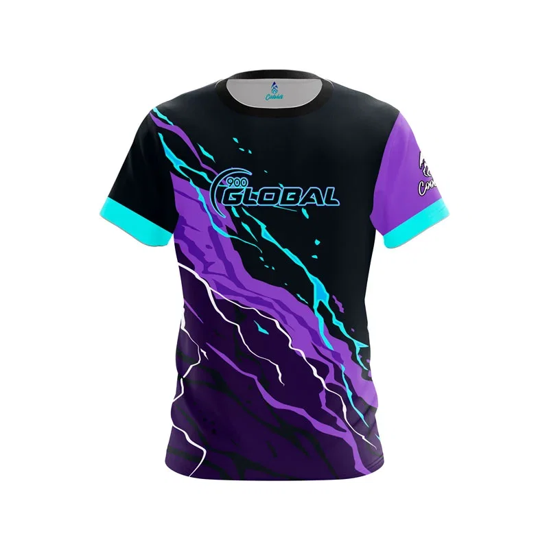 Image of Violet Voltage CoolWick Bowling Jersey - 900 Global