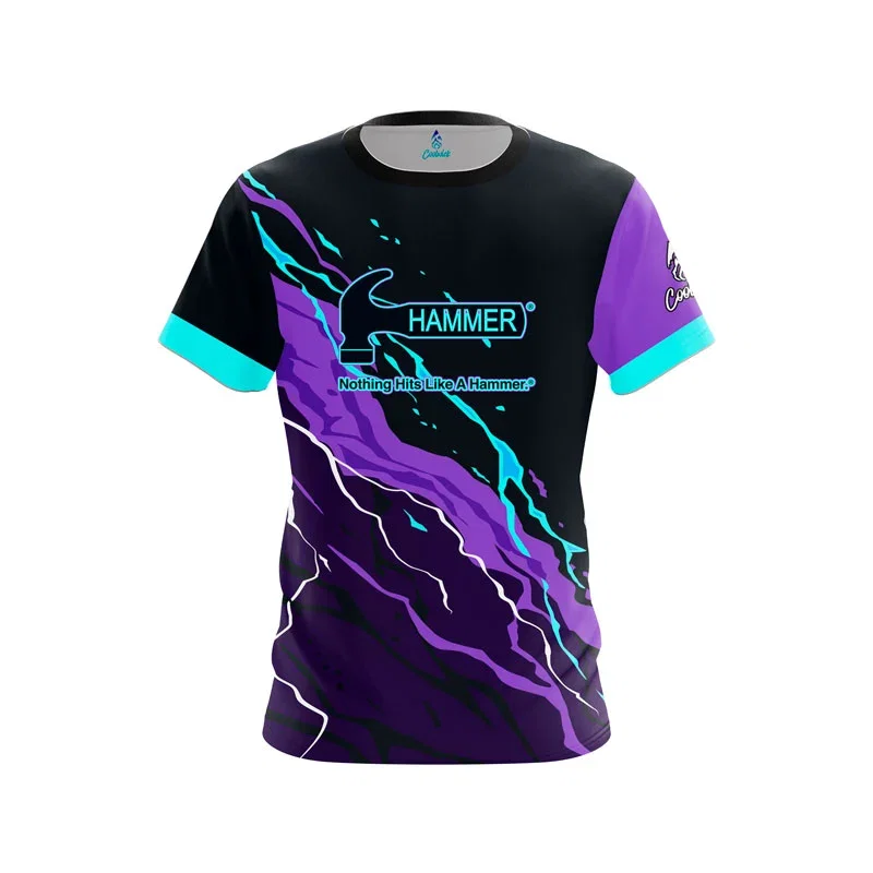 Image of Violet Voltage CoolWick Bowling Jersey - Hammer