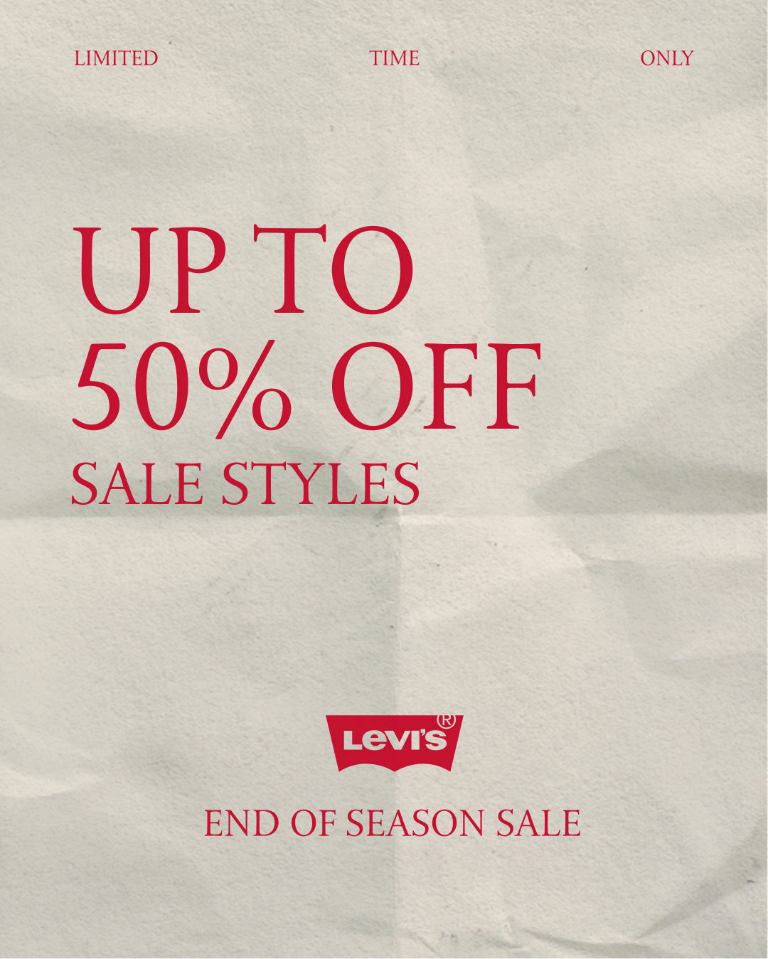 UP TO 50% OFF SALE STYLES