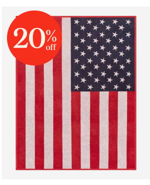 American Flag Classic Throw Blanket