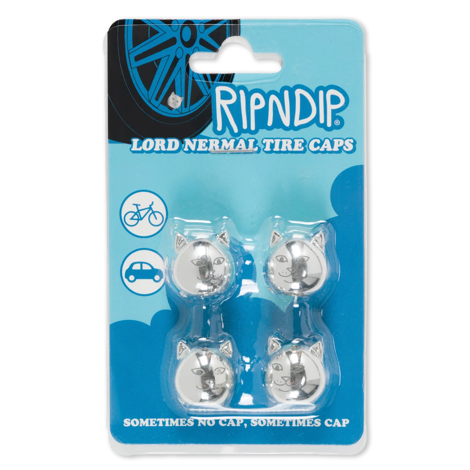 Image of Lord Nermal Tire Caps (Silver)