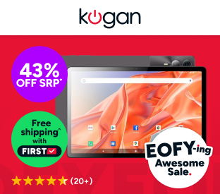 Kogan Explore Tab 3 Plus 11" 2K Android Tablet (6GB, 128GB, Wi-Fi + 4G) Product Image