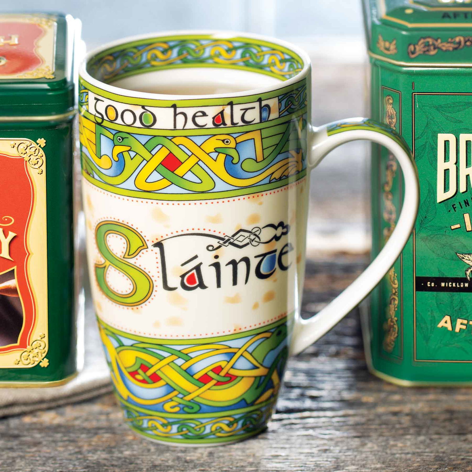 Image of Bone China 'Slainte' Irish Coffee Mug