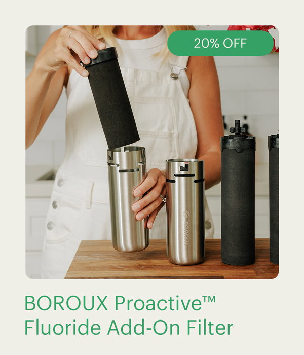 BOROUX Proactive™ Fluoride Add-On Filter