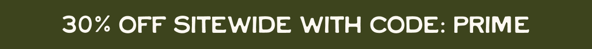 30% off with code: PRIME