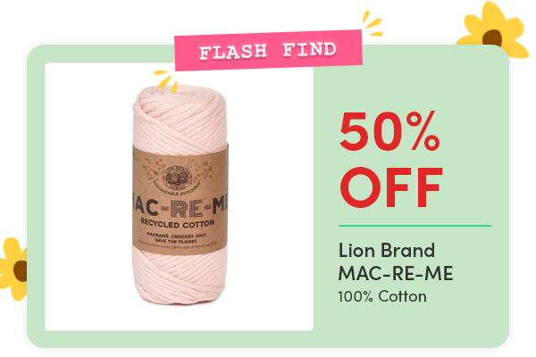 FLASH FIND: 50% off Lion Brand MAC-RE-ME