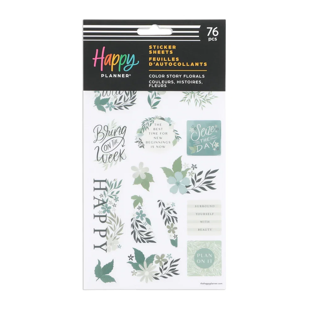 Image of Floral Color Story - 5 Sticker Sheets