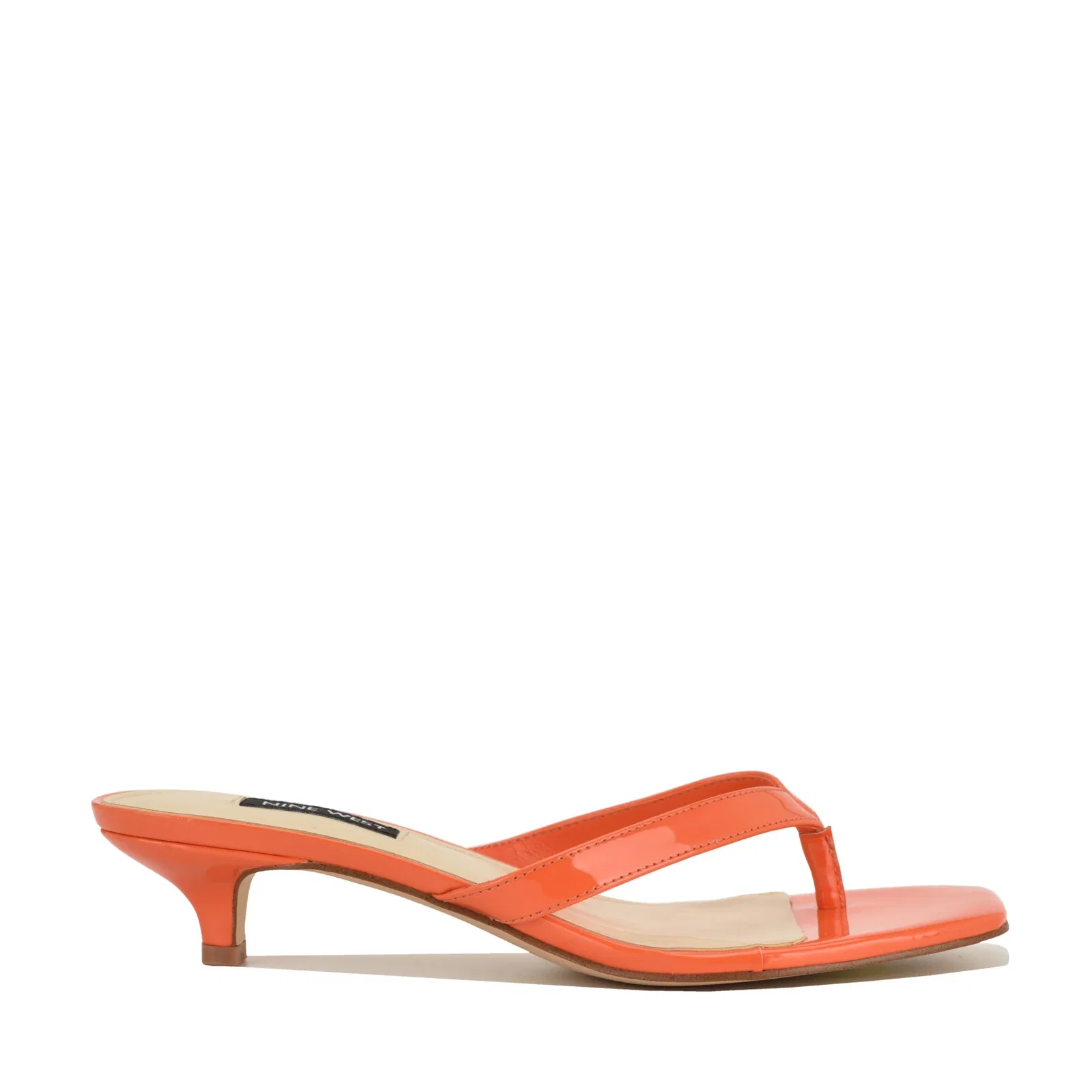 Image of Cassa Thong Kitten Heel Sandals