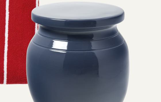 Pedestal Garden Stool