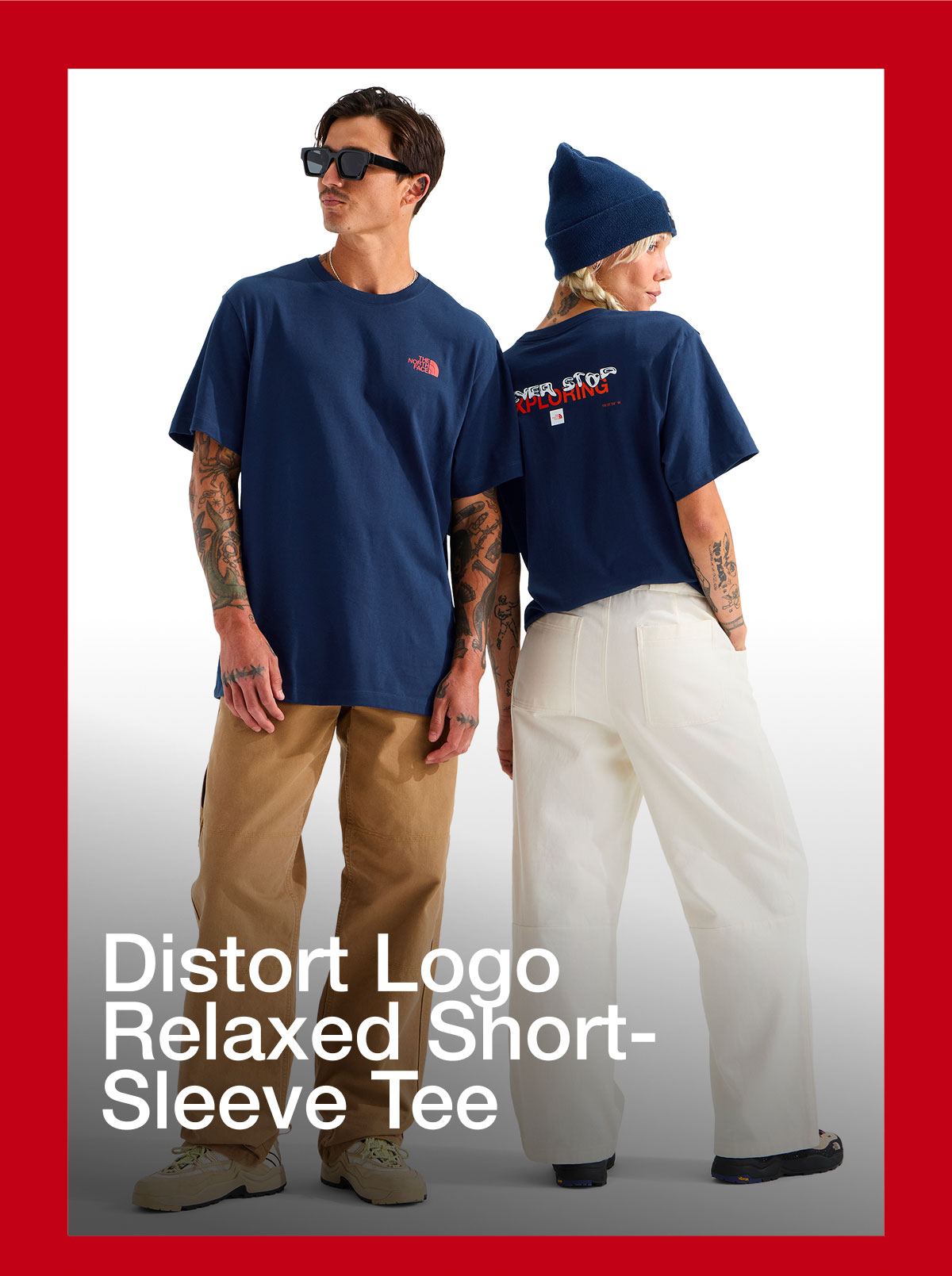 Distort Logo Relaxed Short-Sleeve Tee