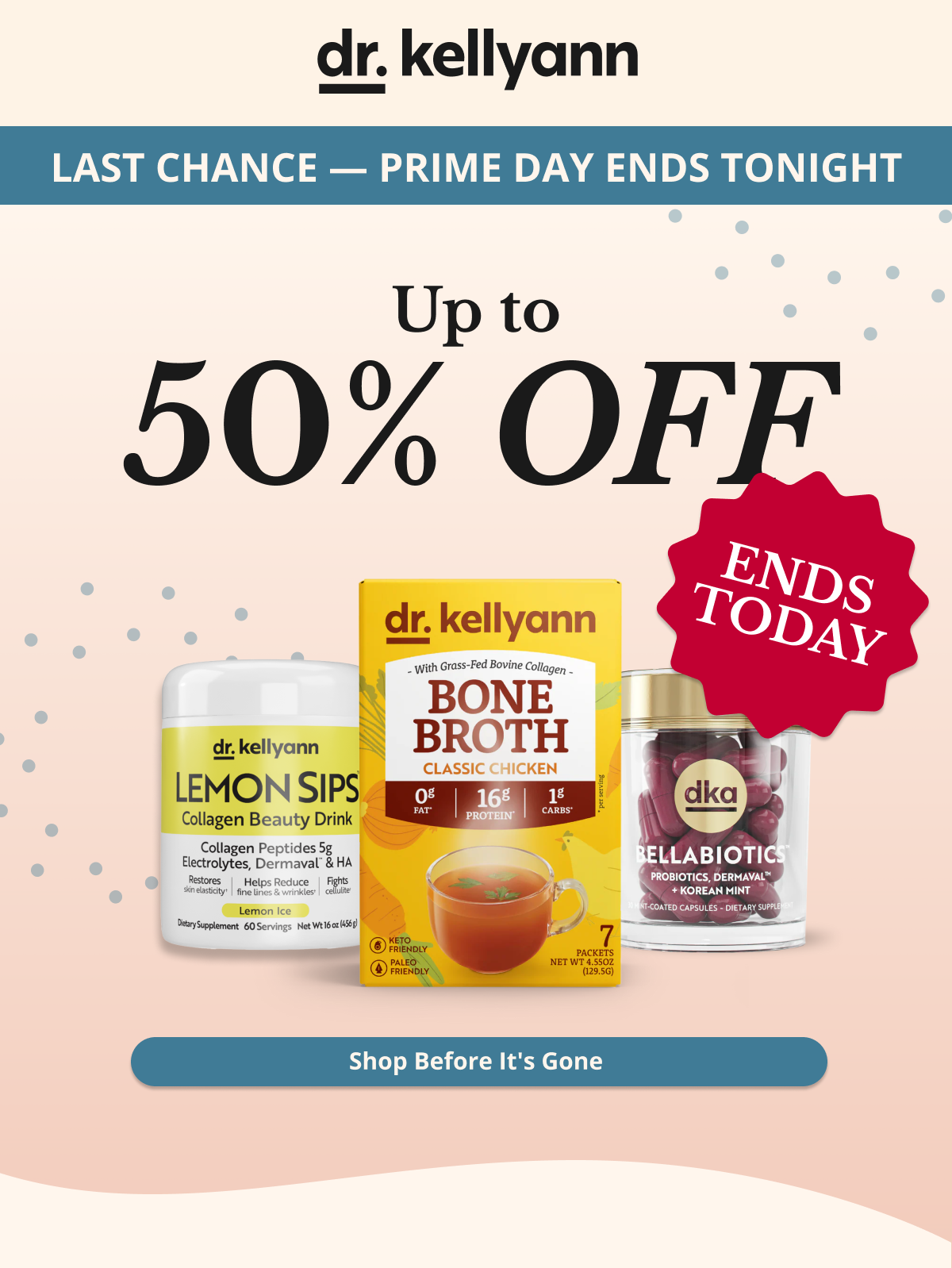 Last Chance — Prime Day Ends Tonight Up to 50% OFF Shop Before It's Gone