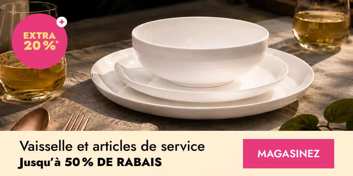 Vaisselle et articles de service