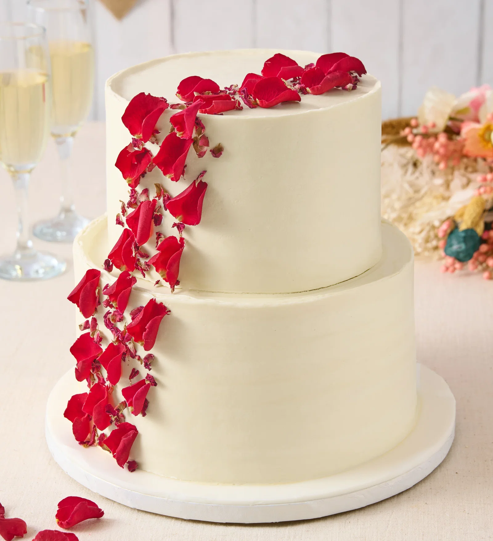 Image of Rose Petal Cake