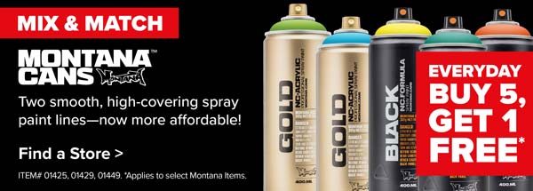 Montana Cans - Everyday Buy 5, Get 1 FREE