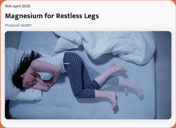 Magnesium for Restless Legs