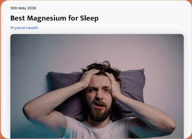 Magnesium for sleep blog