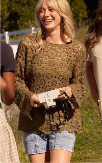 Model wearing maurices clothing.