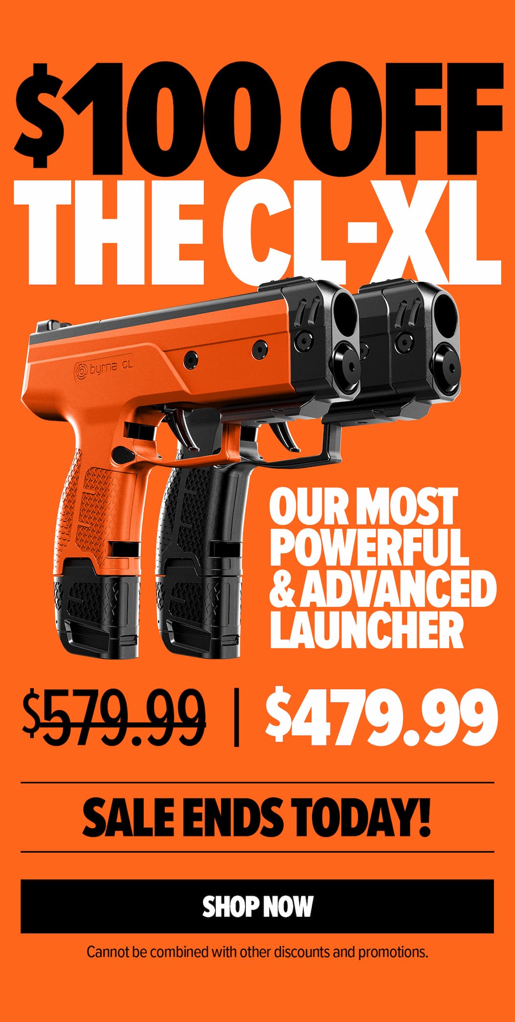 CL-XL Flash Sale Ends Tonight
