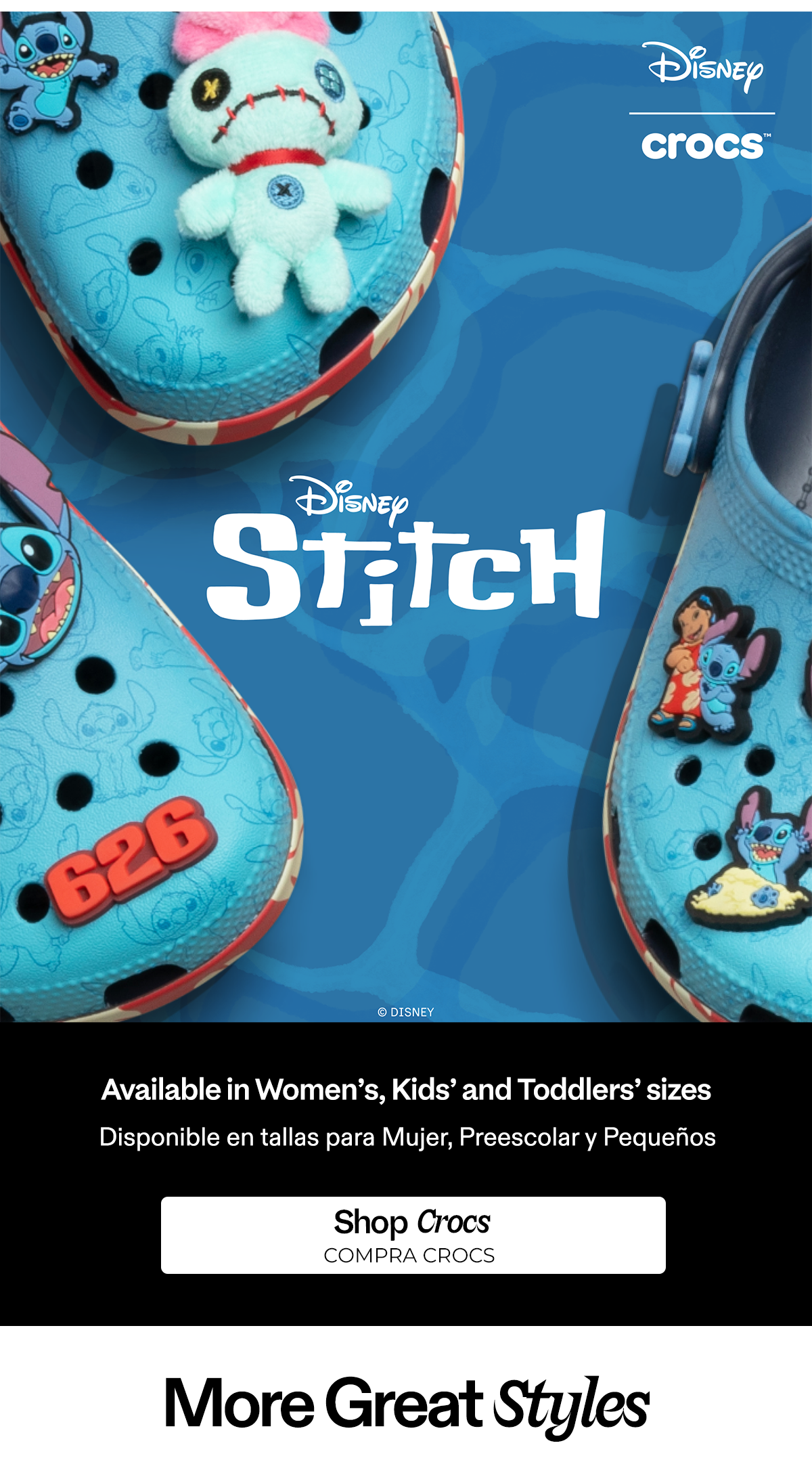 Surprise! Lilo and Stitch Crocs are now available!