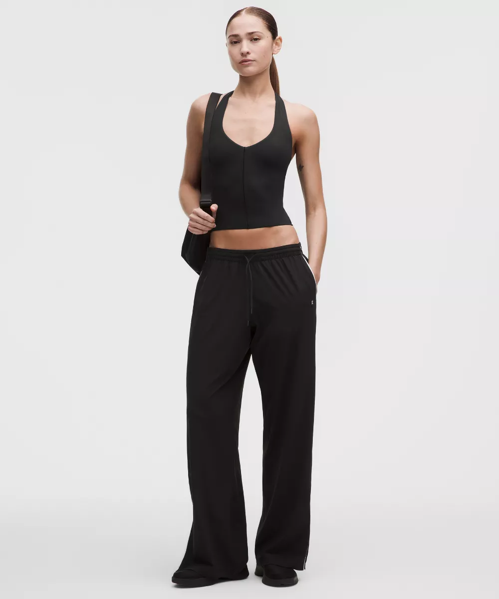 Wundermost Ultra-Soft Nulu Halter Tank Top Full body