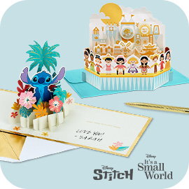 Disney pop-up cards.